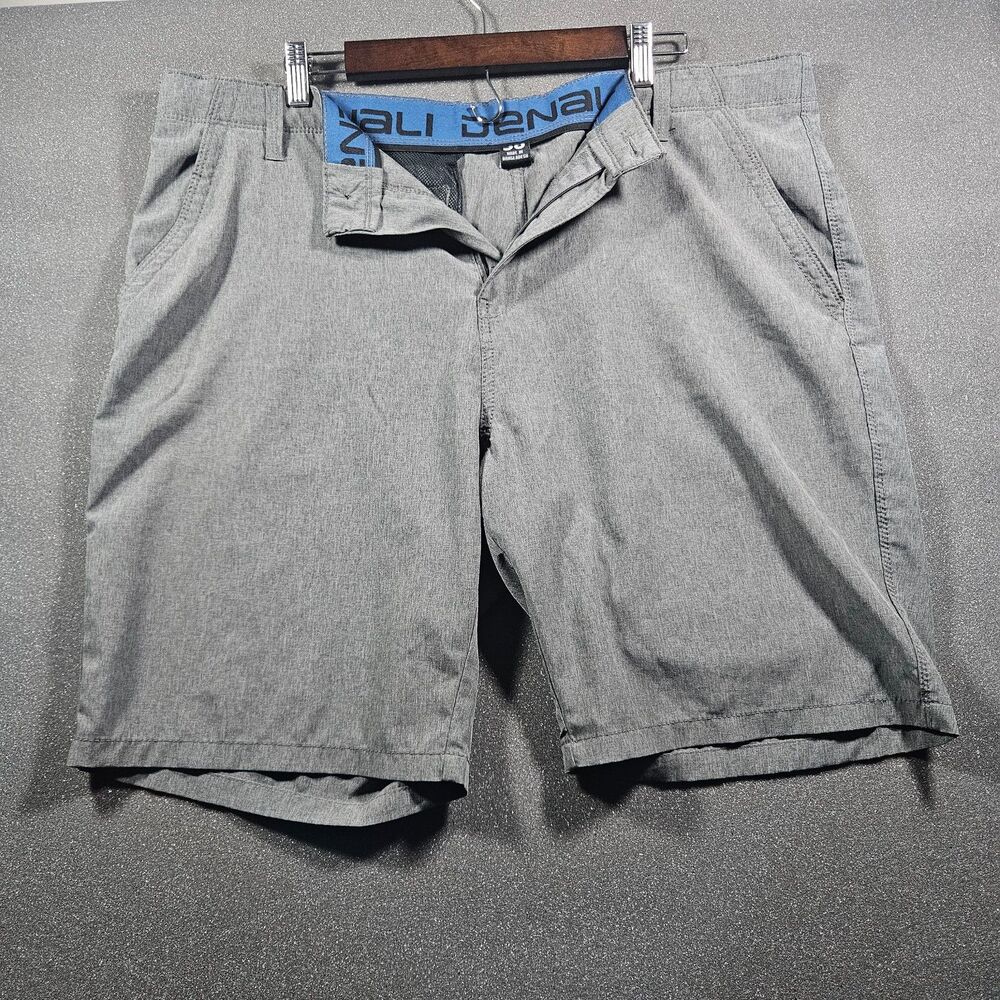 O'Neill Men's Gray Hybrid Walk Shorts Size 38 Stretch Surf Casual Chino Shorts